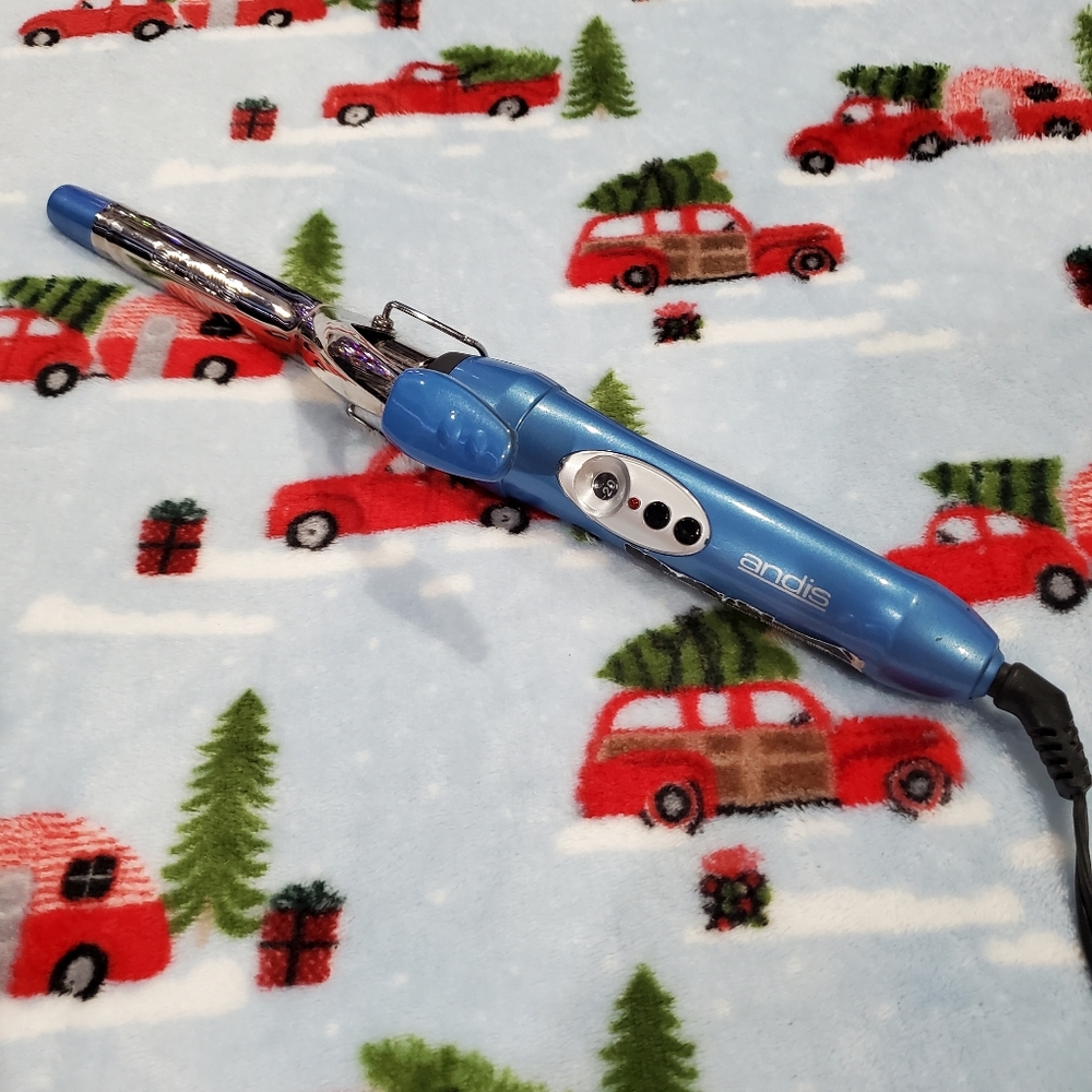 💙Andis💙 Titanium Curling Iron 1" Frost Blue
